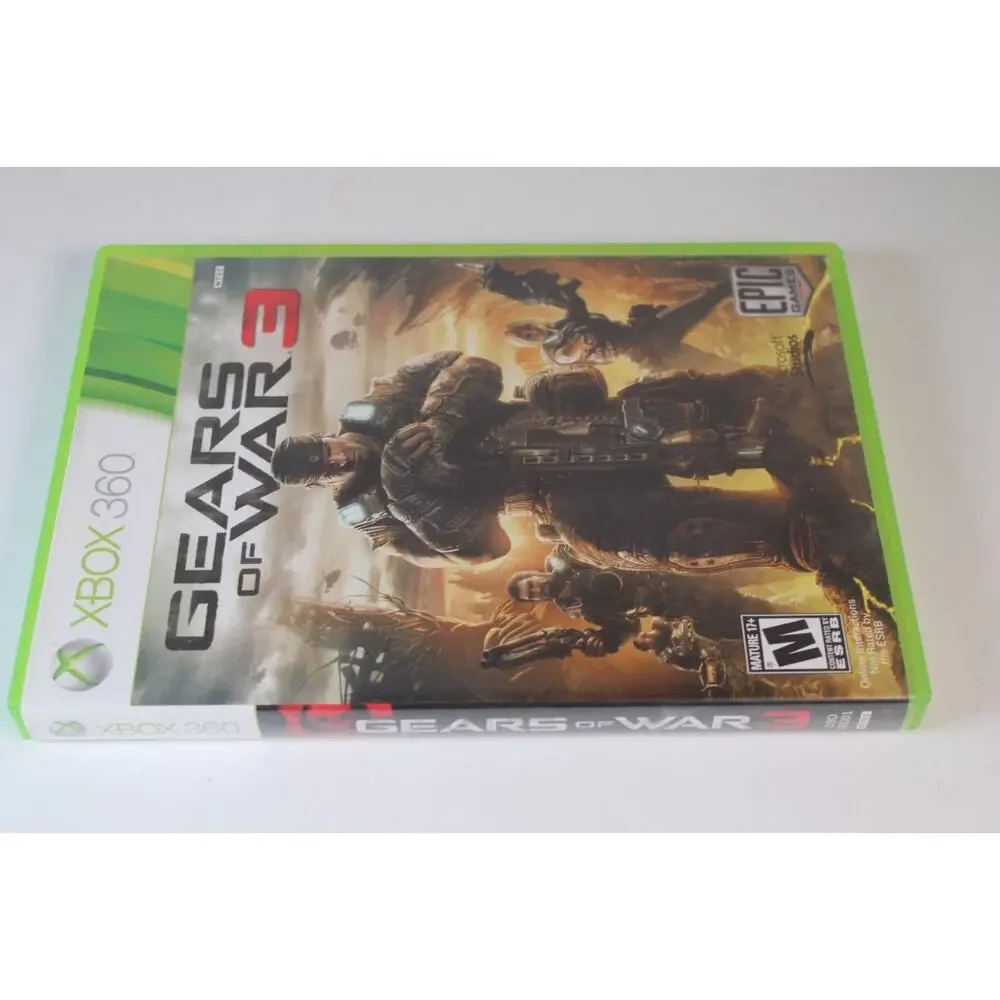 Gears of War 3 (Microsoft Xbox 360, 2011) Authentic, Tested/Works